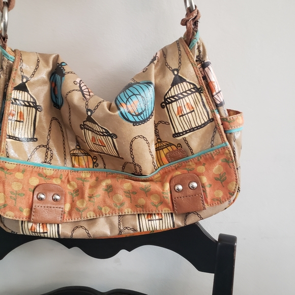 Fossil Key-Per Coated Canvas Messenger Bag - Picture 2 of 6